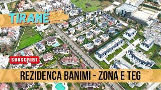 Rezidenca Banimi #Tirana  Zona e TEG-ut -  #Albania Drone Footage @MTravelVlog