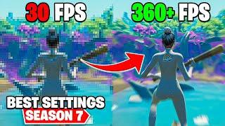 Fortnite Season 7 Settings Guide - FPS Boost Less Ping More PC + Console