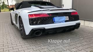 Underground Exhaust 2021 Audi R8 V10 OPF Stage 3 Klappenauspuff Sound