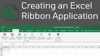 Making an Excel Ribbon App  VBA