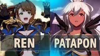 GBVSRRen Beatrix Vs Patapon Zooey High Level Gameplay.