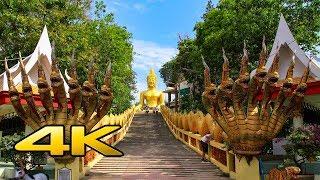 Wat Phra Yai  Buddha TemplePattaya Thailand in 4k Ultrahd