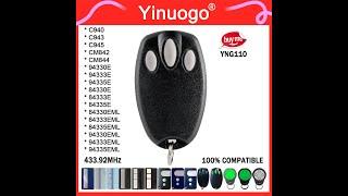 Yinuogo - YNG110 - How to program Liftmaster 94335E 94330E 84335E 1A5478 1A5639-7 remote control ?