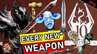 EVERY NEW WEAPON IN SKYRIM ANNIVERSARY EDITION - How to Get New* Swords Staves Axes Bows + More