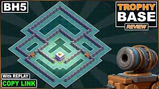 NEW BEST Builder Hall 5 Base 2022 COC BH5 Base COPY Link - Clash of Clans