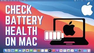 How to Check Battery Health of Your MacBook  How to check MacBook battery health