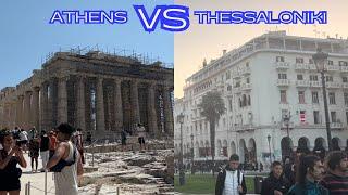  ATHENS vs THESSALONIKI - which Greek city is BETTER? 