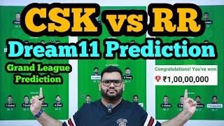 CHE vs RR Dream11 PredictionCSK vs RR Dream11 PredictionCHE vs RR Dream11 Team