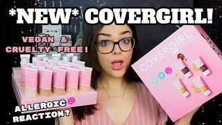 Whats Up With the New Covergirl Clean Fresh Line?? First Impressions & Try On Skin Milk Foundation