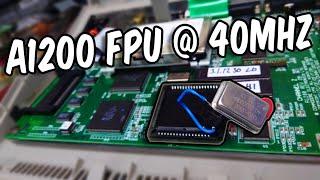 Amiga 1200 FPU Part 2 - Adding a 40Mhz Crystal Oscillator