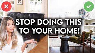 10 REASONS YOUR HOME LOOKS CHEAP  INTERIOR DESIGN MISTAKES