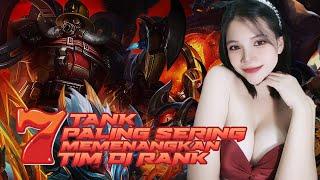 TOP 7 HERO TANK YANG MEMILIKI PELUANG KEMENANGAN TERTINGGI DI PERTANDINGAN