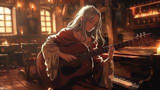 Relaxing Medieval Music  Beautiful Folk & Sleep Celtic Tunes  Fantasy ForestBard Ambience 2024