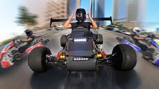 Insane 70mph Electric GoKart Street Ride POV