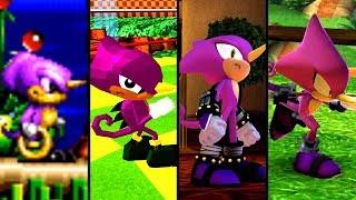 Evolution of Espio the Chameleon 1995 - 2018