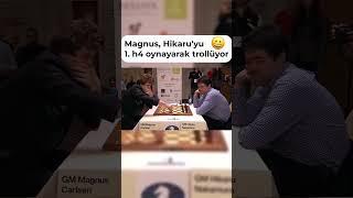 Magnus Carlsen Hikaru Nakamurayı Trollüyor.