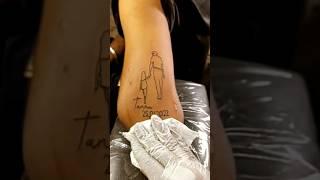 Dad with Daughter Love Tattoo #shortvideo #viralshort #viralvideo #dad #daughter