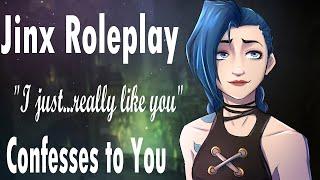 Jinx Confesses to You I...really like you Arcane ASMR Roleplay First Kiss Love Confession