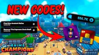 ALL CHESTS LOCATIONS + NEW CODES  ANCIENT RELICS  UNDEAD KINGDOM  Anime Champions Simulator