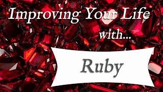 RUBY  TOP 4 Crystal Wisdom Benefits of Ruby crystal  Stone of Passion & Bliss