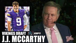 Vikings TRADE UP to select J.J. McCarthy at No. 10  Pat McAfee Draft Spectacular