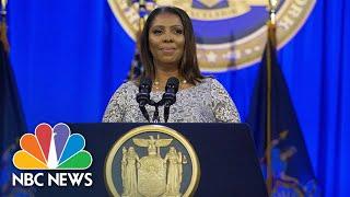 New York Attorney General Announces Lawsuit Against Former President Trump  NBC News