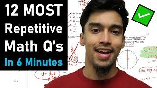 The 12 Most Repetitive ACT® Math Question Types you can easily get right every time in 6 minutes
