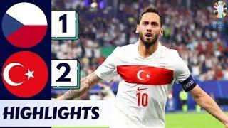 Turkey vs Czech 2-1 All Goals & Extended Highlights 2024