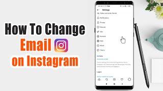 How To Change Email On Instagram Account  Recovery Email