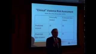 John Monahan presents Sentencing Risk Assessment & Re-Offending Stanford March 2013