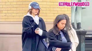 Kaia Gerber Does Her Best To Keep A Low Profile While Out On A Morning Walk In New York NY