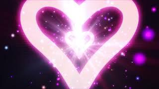 Heart VJ Loop Neon background Free stock video