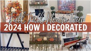 2024 FALL HOUSE TOUR *Daytime Edition* TRADITIONAL FALL COLORS and creating COZY SPACES