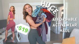 HUGE Affordable Activewear Haul  AliExpress & Amazon