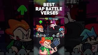 PICO PT. 2 BEST RAP BATTLE VERSES #rapbattle #fridaynightfunkin #fnf #pico #helluvaboss