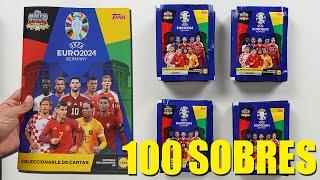 UNBOXING 100 SOBRES TOPPS x LIDL EUROCOPA 2024  ¿COMPLETAMOS LA COLECCIÓN?