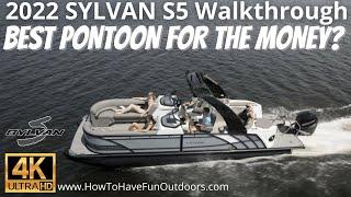 2022 SYLVAN S5 CLZ DH Pontoon Boat Walkthrough  Best Pontoon for the Money?