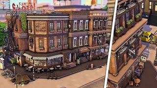 New York Coffee Shop Bookstore + More  The Sims 4 Speed Build