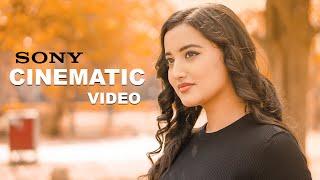 HOW TO SHOOT CINEMATIC VIDEOS WITH SONY ALPHA CAMERA WITH MODEL  LEARN CINEMATOGRAPHY IN HINDI