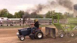 Diesel Garden tractor pulls Milton 2022 1250lbs