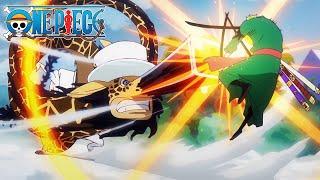 المواجهة الثانية قد بدأت زورو ضد كاكو  One Piece - الحلقة 1104