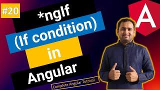 *ngIf in Angular  If condition in angular html template  Angular tutorial