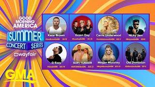 GMA announces 2024 Summer Concert Series lineup