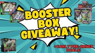 ENTER MY BOOSTER BOX GIVEAWAY + EARLY PRE-ORDER DEALS for Pokémon Shrouded Fable