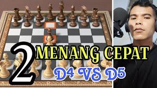 Saat D4 berhadapan dengan d5  2 pembukaan populer Mematikan  Queens Gambit & Blackmar Gambit