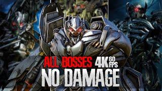 TRANSFORMERS HUMAN ALLIANCE ARCADE ALL BOSSES  SOLO - NO DAMAGE 【4K60ᶠᵖˢ】with CUTSCENES