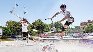 TRYING NEW SCOOTER TRICKS  SPAIN VLOG  2019 DAKOTA SCHUETZ