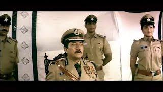 Sudeep Dynamic Reply To Commissioner  Devaraj  Best Scenes of Veera Madakari Kannada Movie