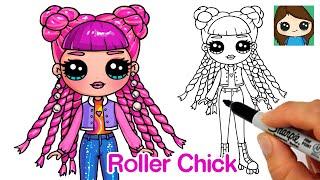 How to Draw a Fashion Girl  LOL Surprise Roller Chick Fashion Doll