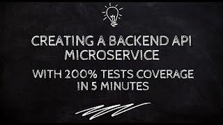 Creating a PHP Backend API Microservice With 200% Tests Coverage in 5 Minutes